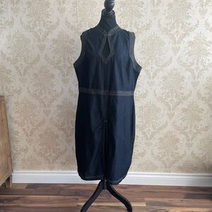 BNWT Ashley Stewart Denim Midi Dress